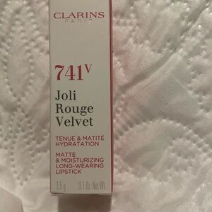 Clarins Joli Rouge Velvet in Red Orange